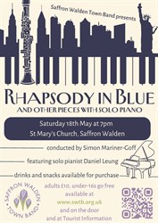 Rhapsody In Blue Concert Poste